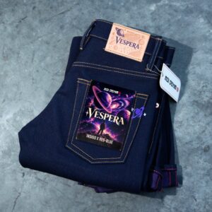VESPERA INDIGO X RED BLUE HEAVY WEIGHT DENIM